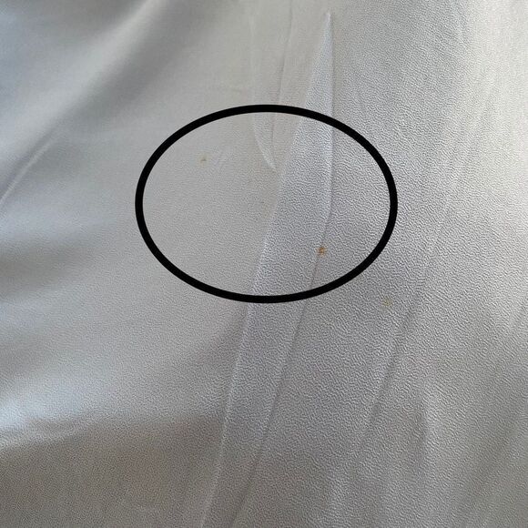 Show Me Your MuMu Caitlin Ruffle Maxi Dress Steel Blue Chiffon Women’s Medium - Picture 10 of 12